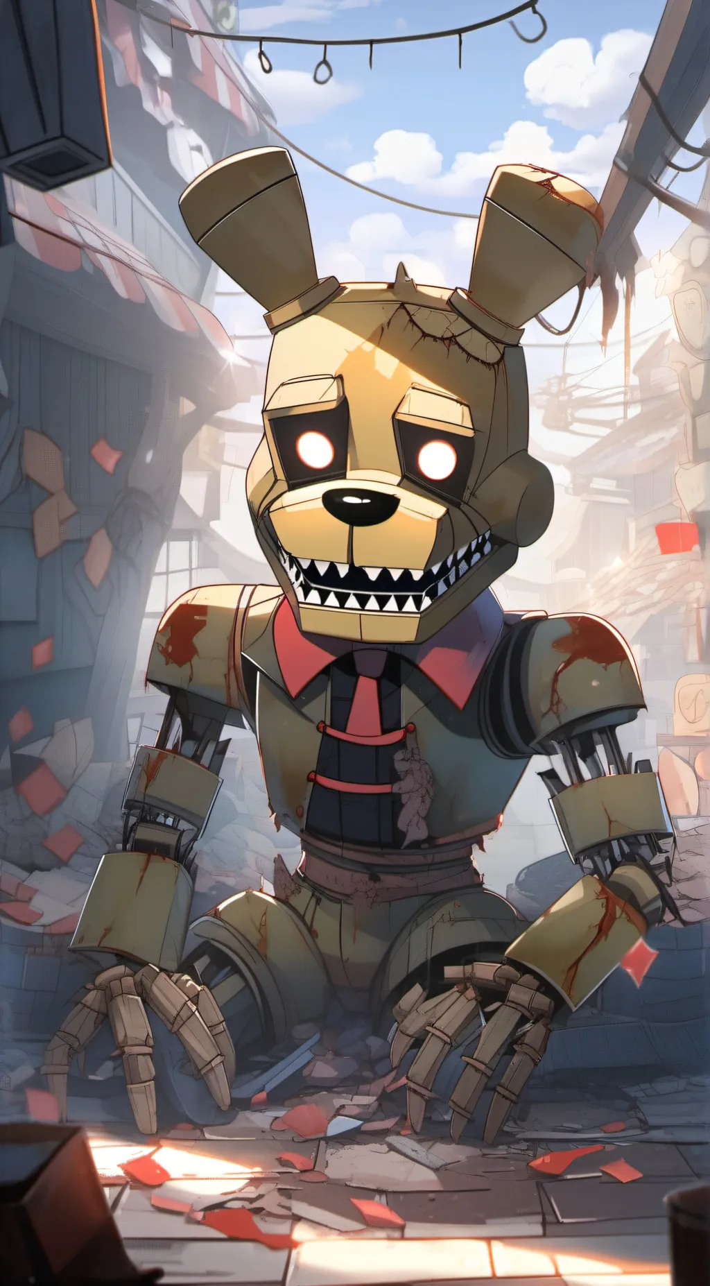 ai character: Loving Scraptrap background