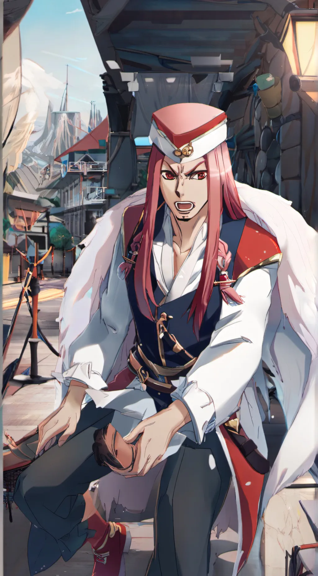 ai character: Anasui background