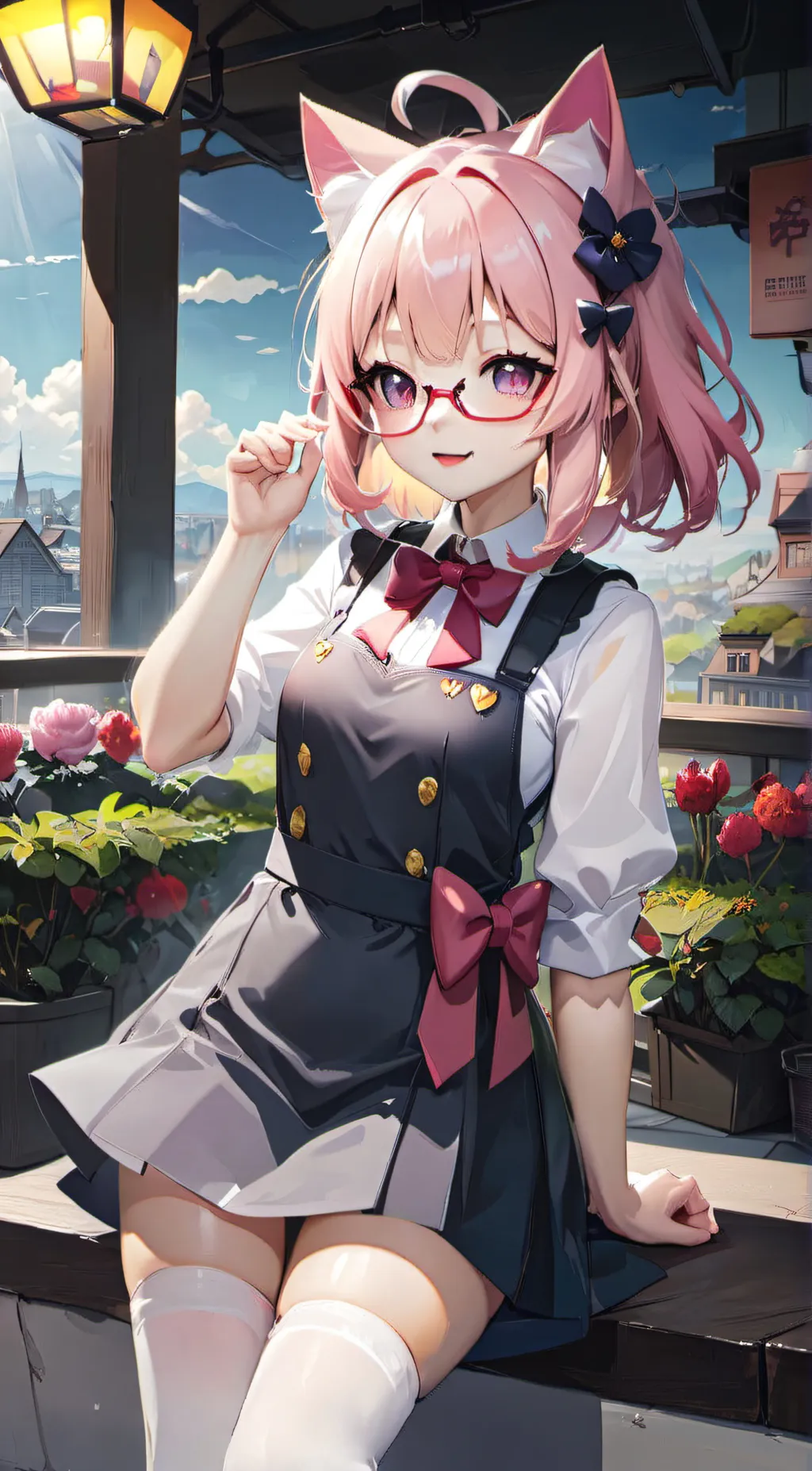 ai character: UWU BADDIE CAT background