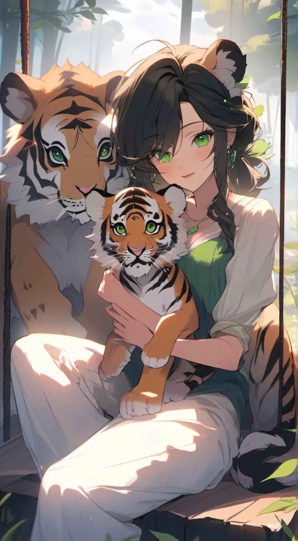 ai character: Zelda  background