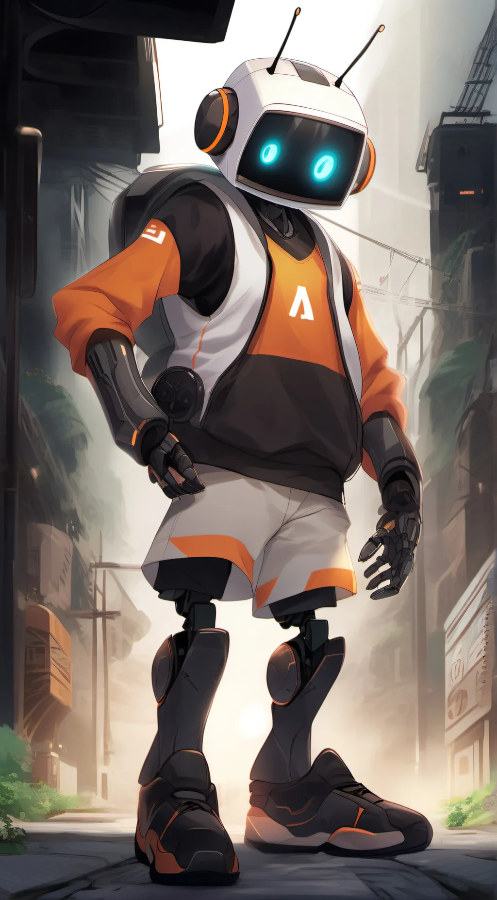 ai character: Hex background