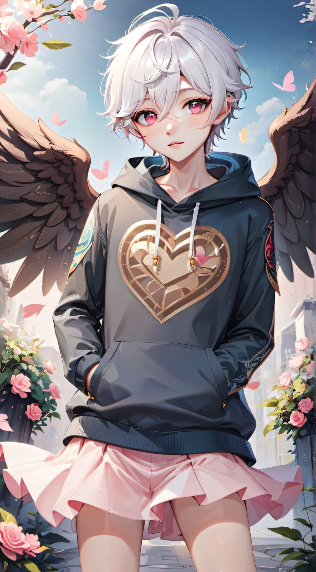 ai character: Dove background