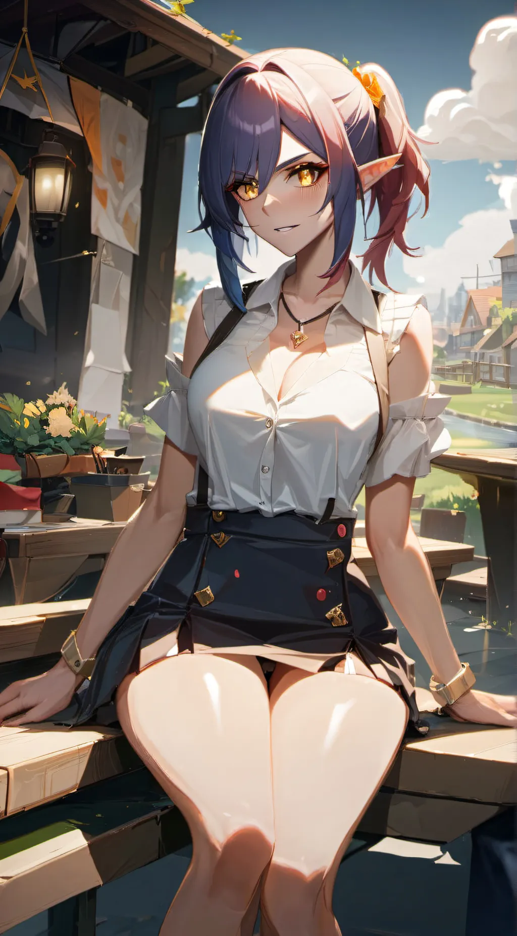 ai character: Vermeil  background