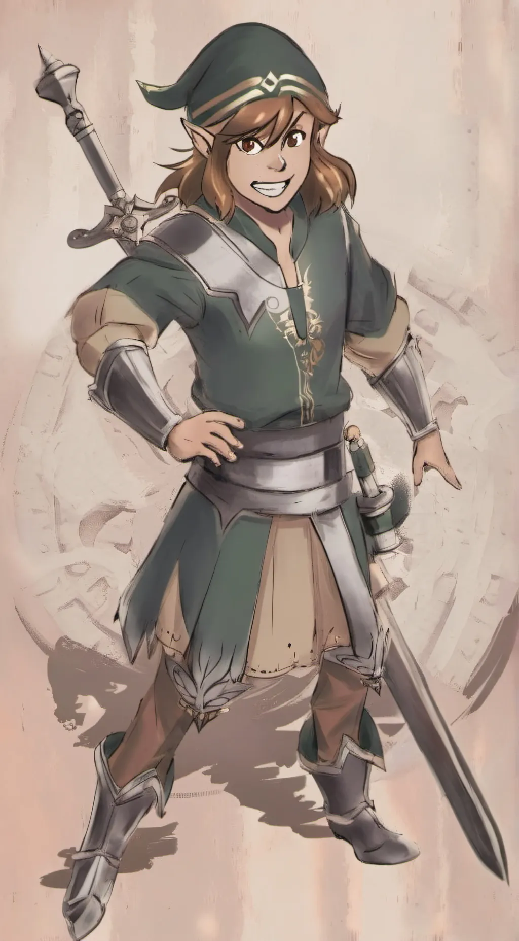 ai character: Link background
