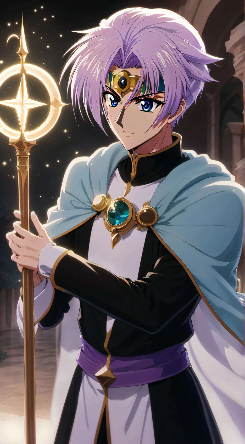 ai character: Clef background