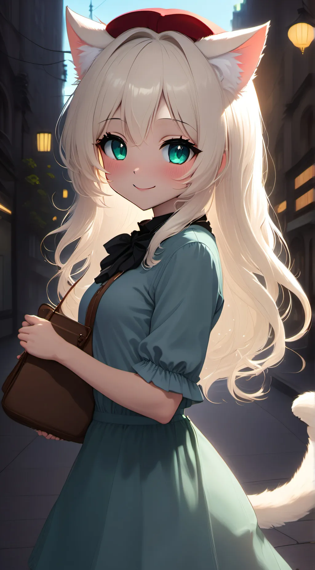 ai character: Bula Peach  background