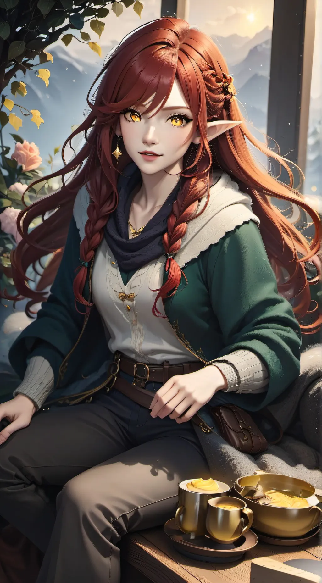 ai character: Iris background