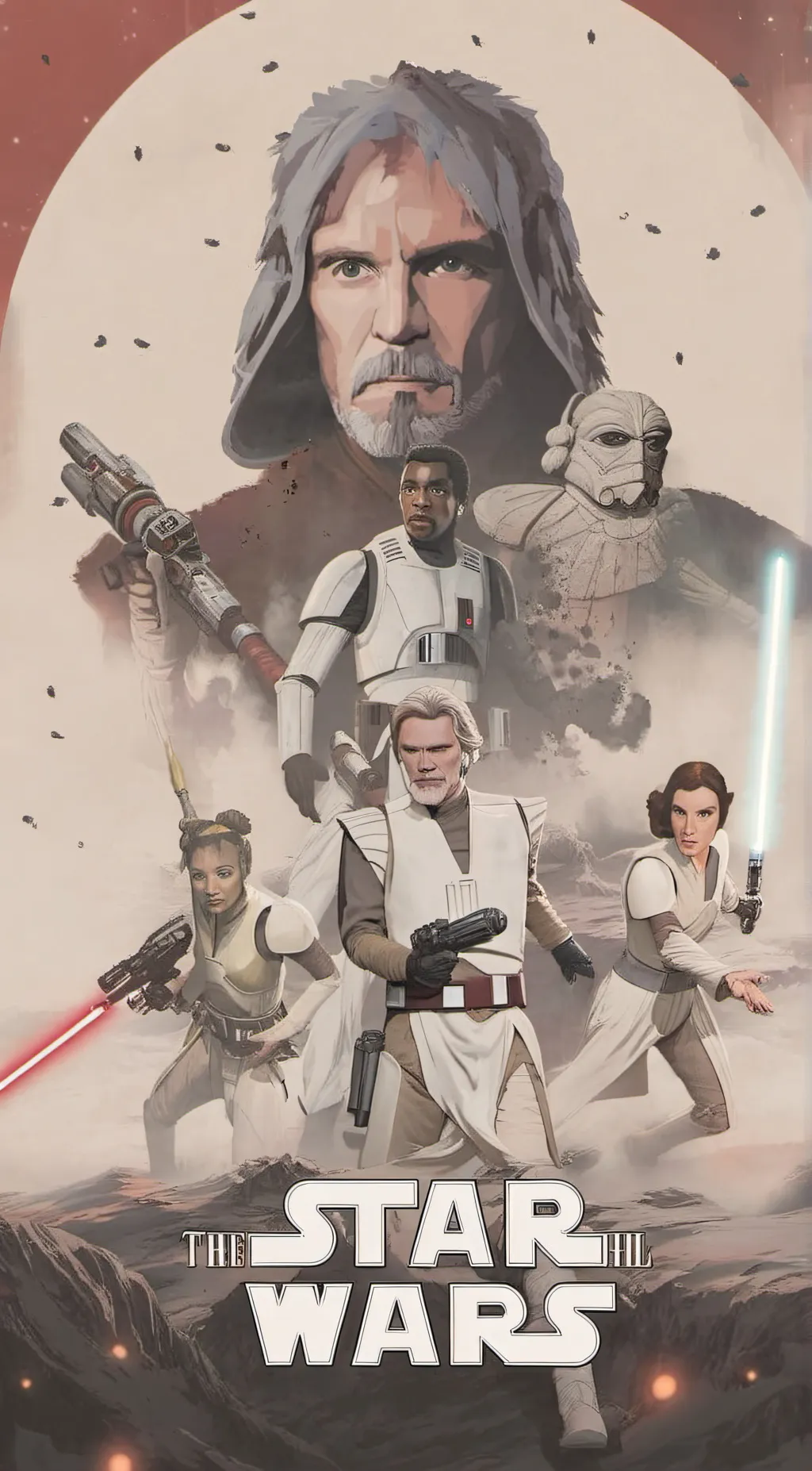 ai character: Clone wars background