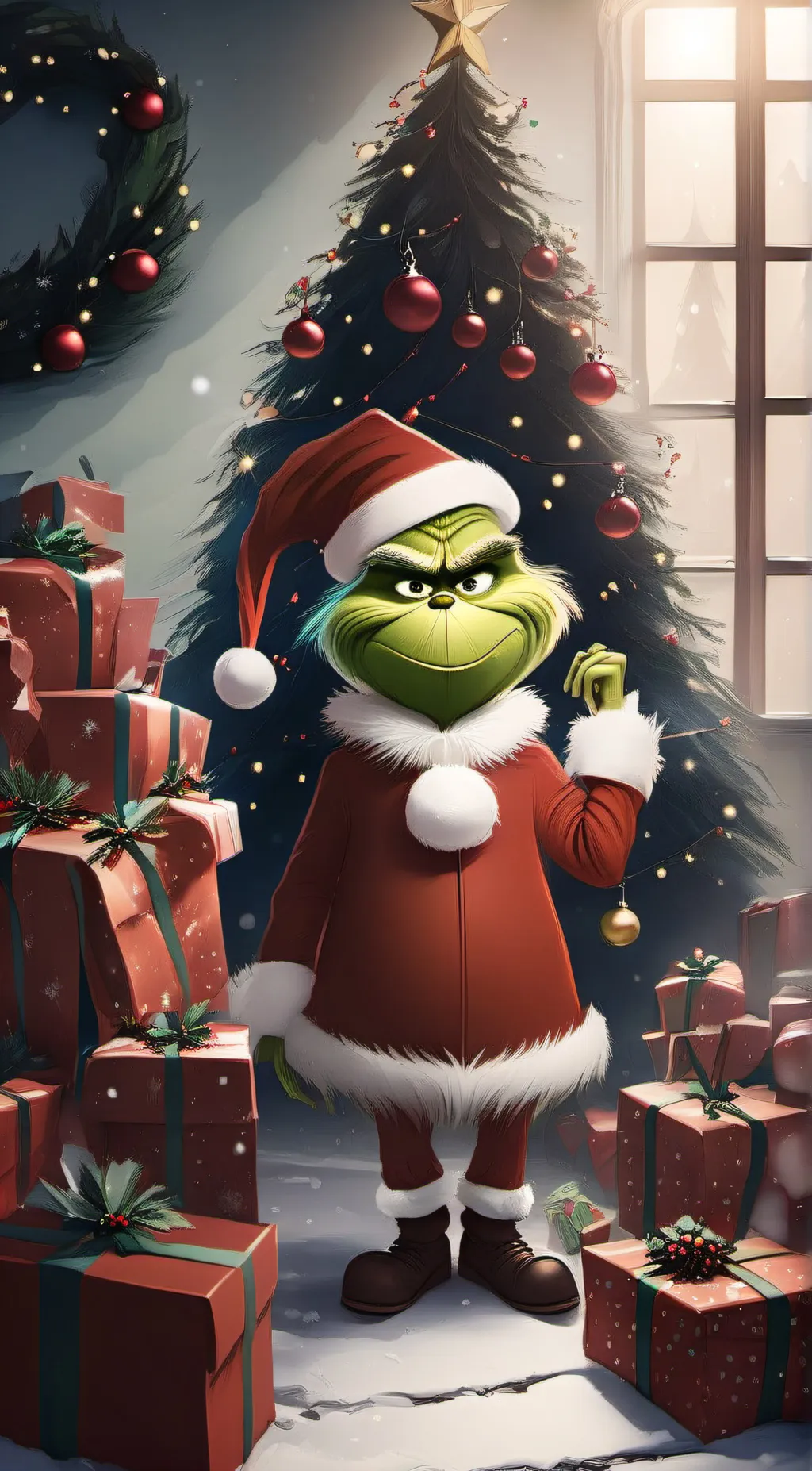 ai character: Little grinch background