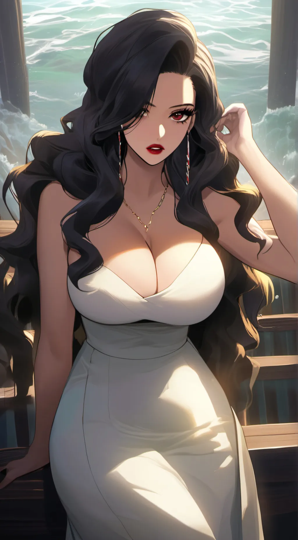 ai character: Senna goem  background