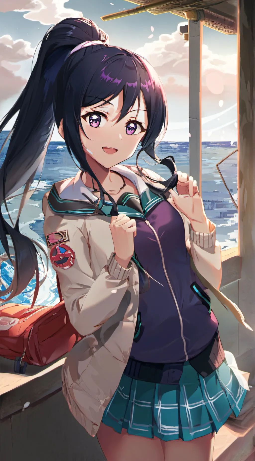 ai character: Matsuura Kanan  background