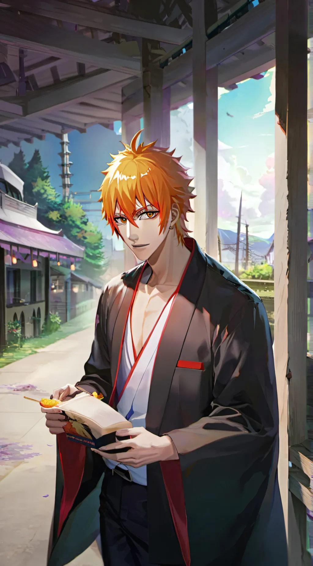 ai character: Ichigo kurosaki background