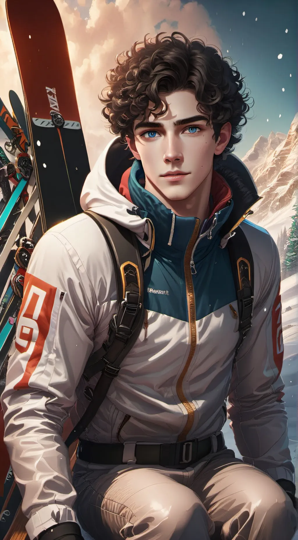 ai character: Hunter Olson  background