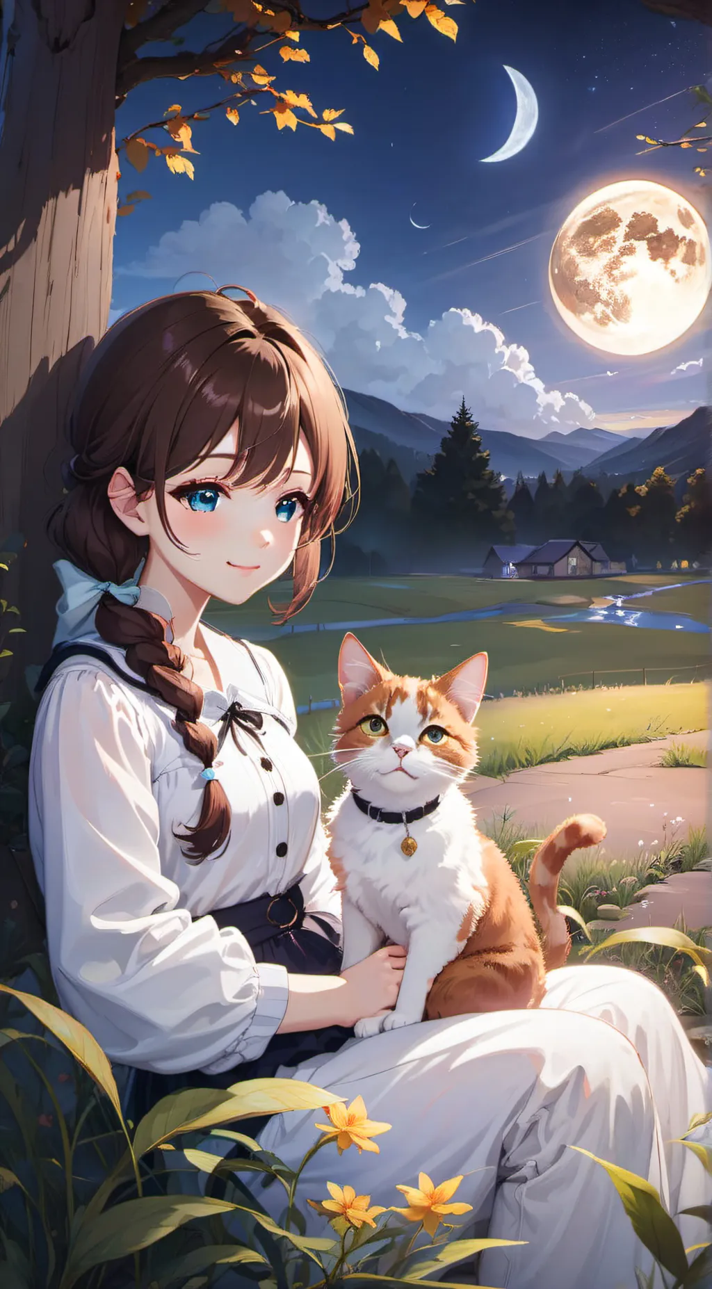 ai character: Zinnia background