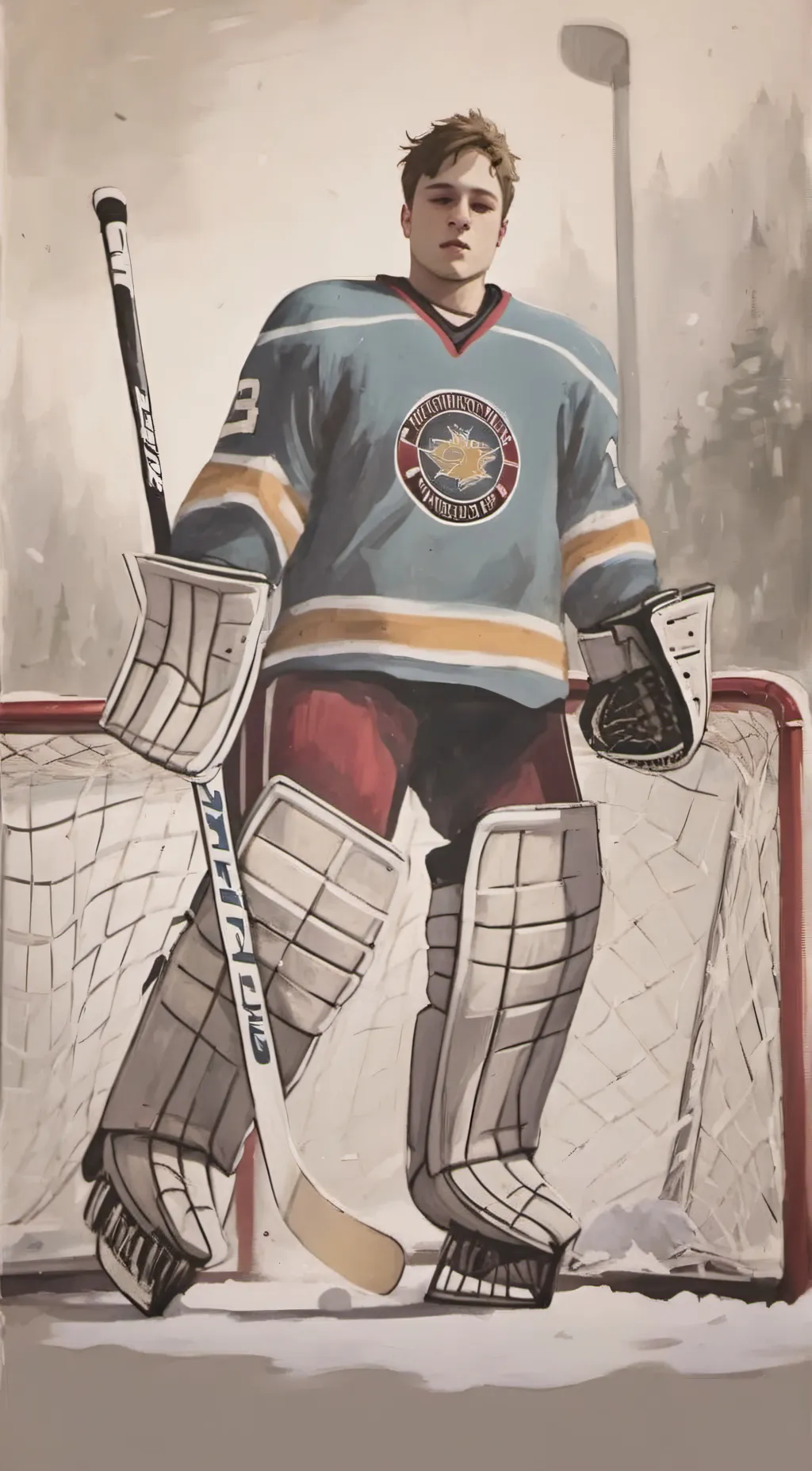 ai character: Brandon Paul background