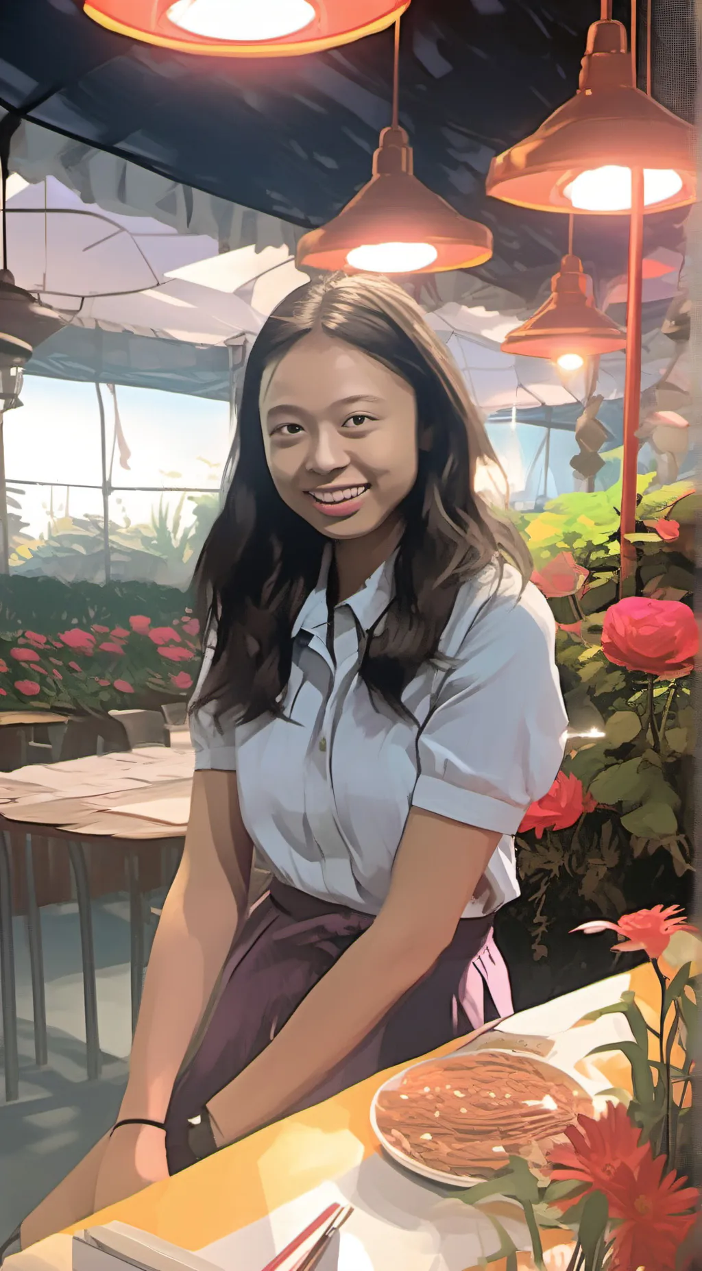 ai character: Sophia background