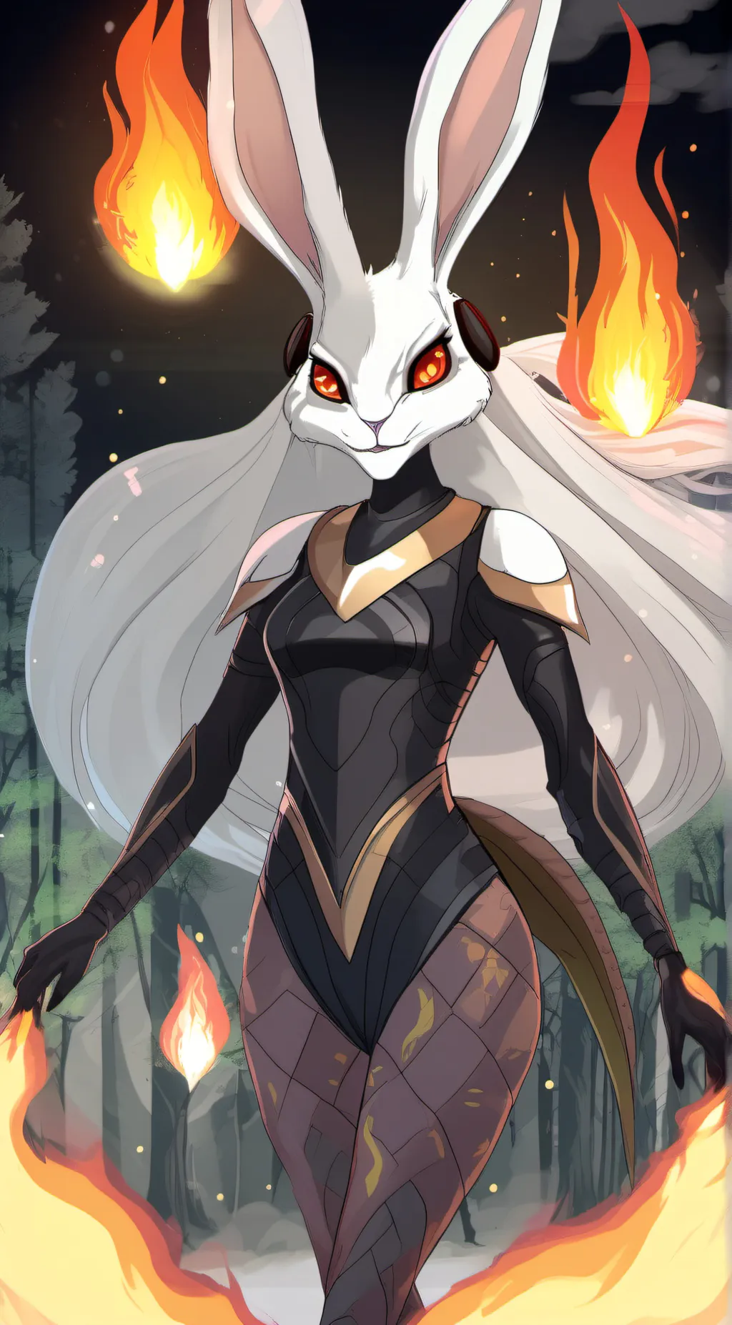 ai character: smok background