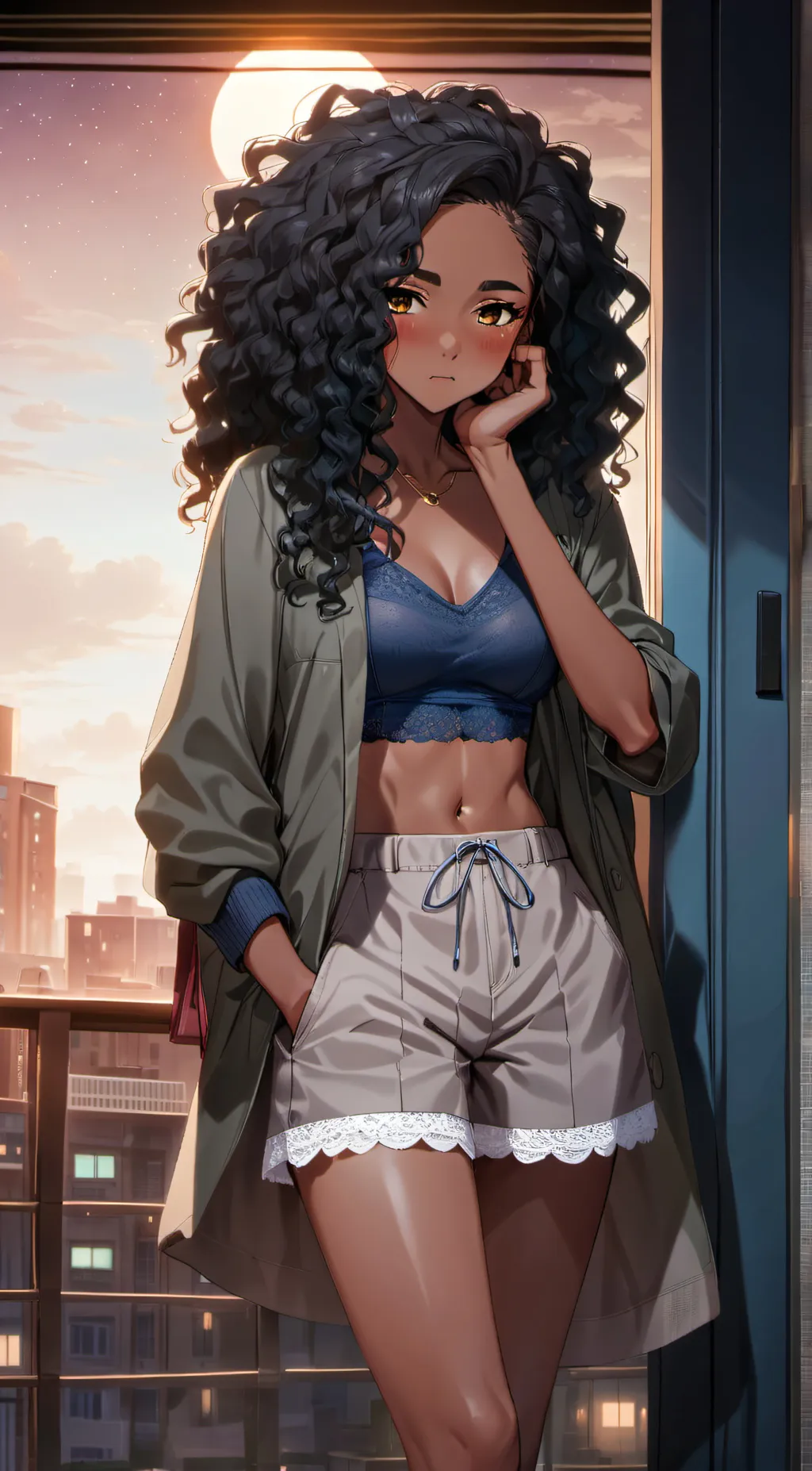 ai character: Melody background