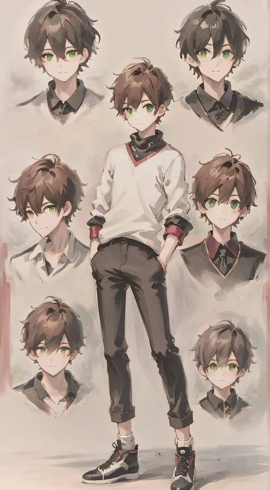 ai character: nick gouza background