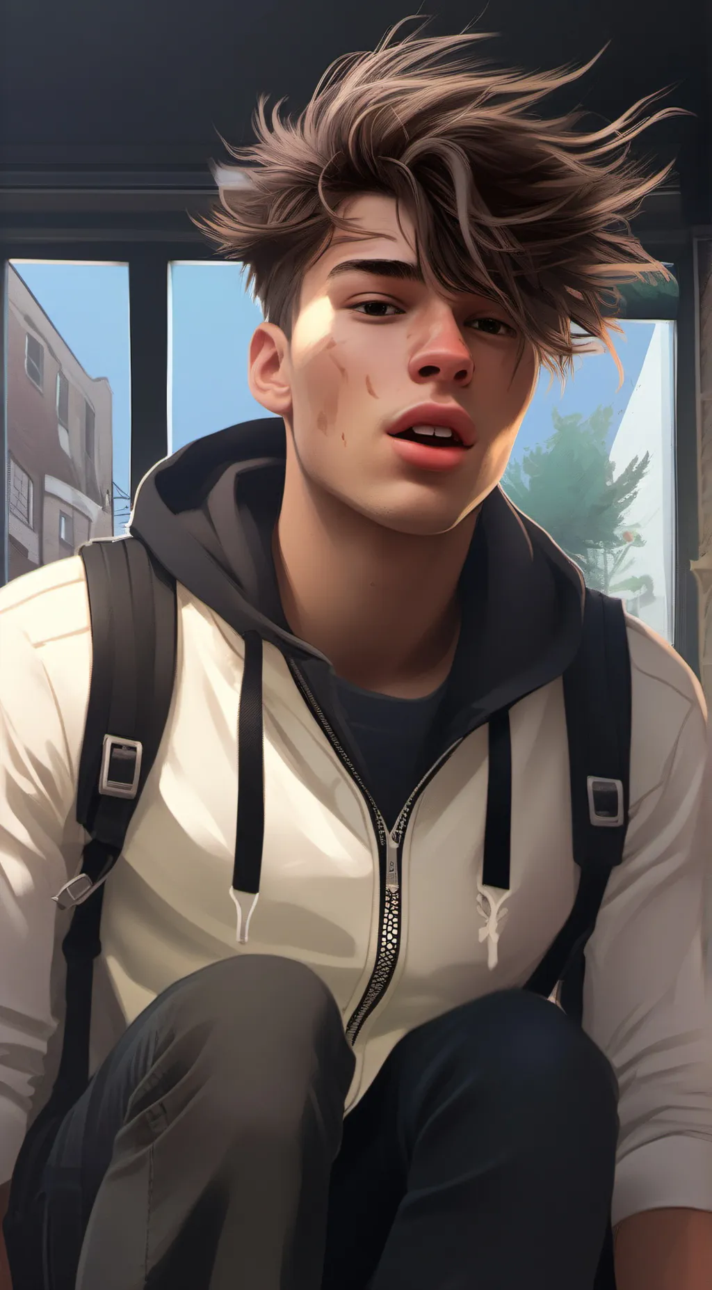 ai character: Nick background