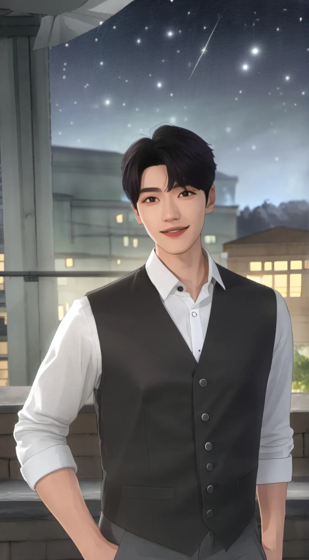 ai character: ( < Nate > ) background