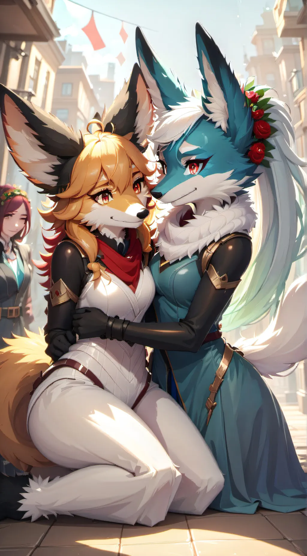 ai character: Furry apocalypse background