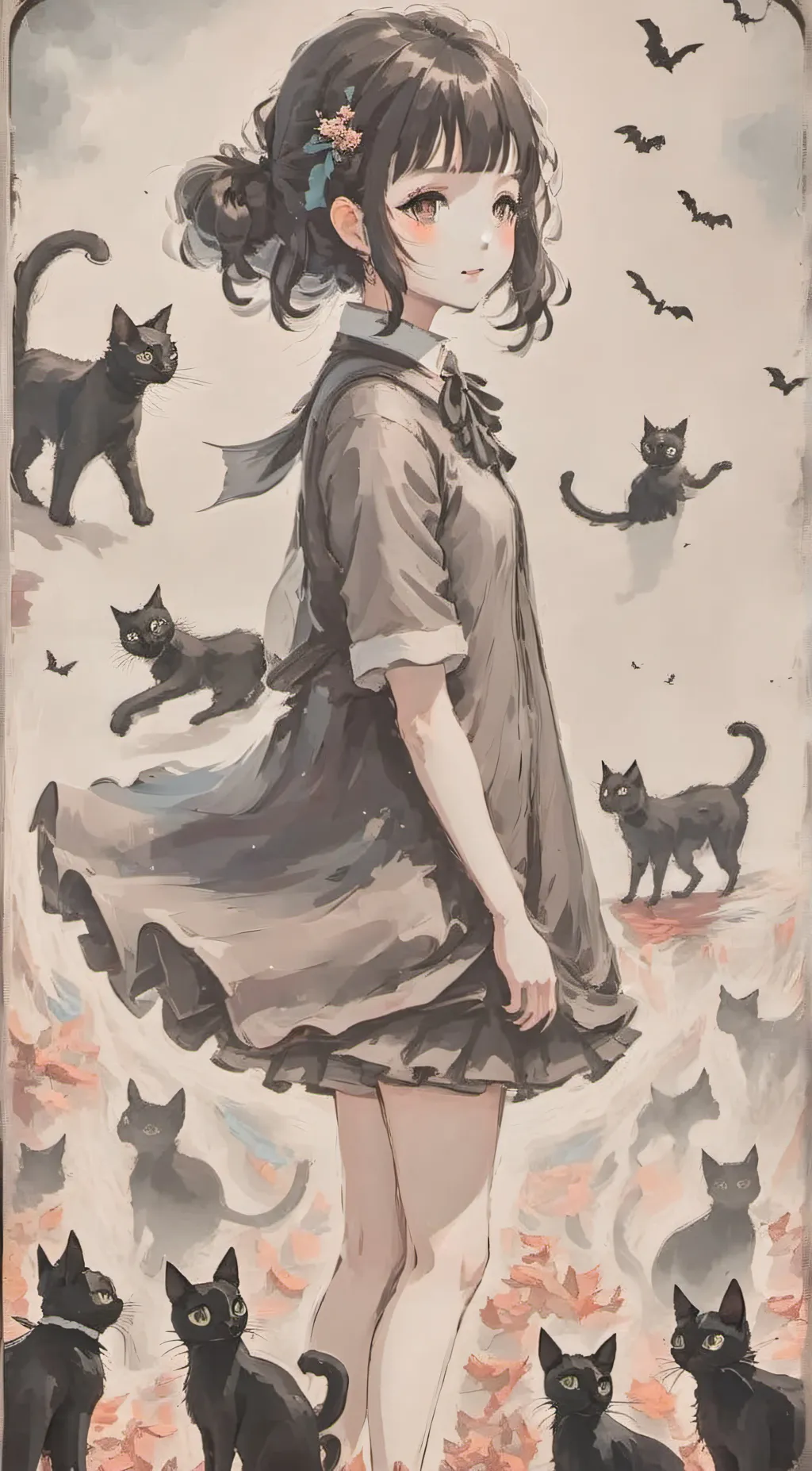 ai character: love background