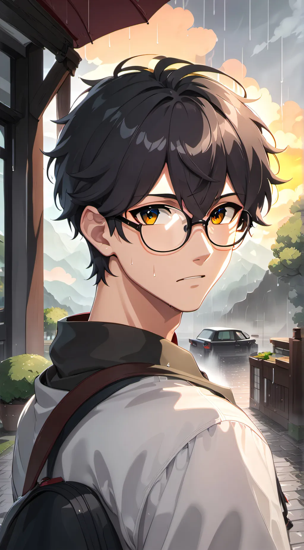 ai character: Ryota Yamada background