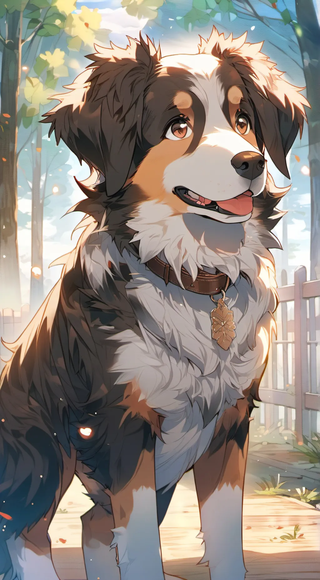 ai character: Brownie  background