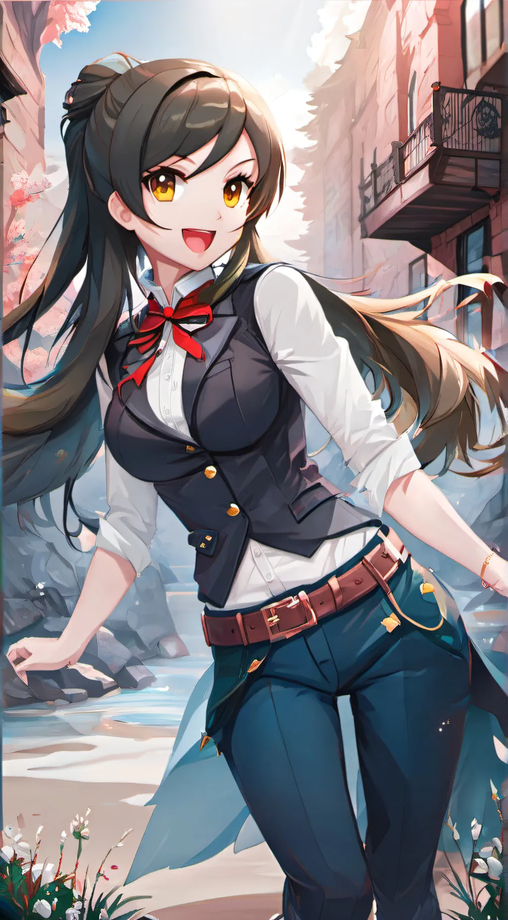 ai character: (me) Nanami background