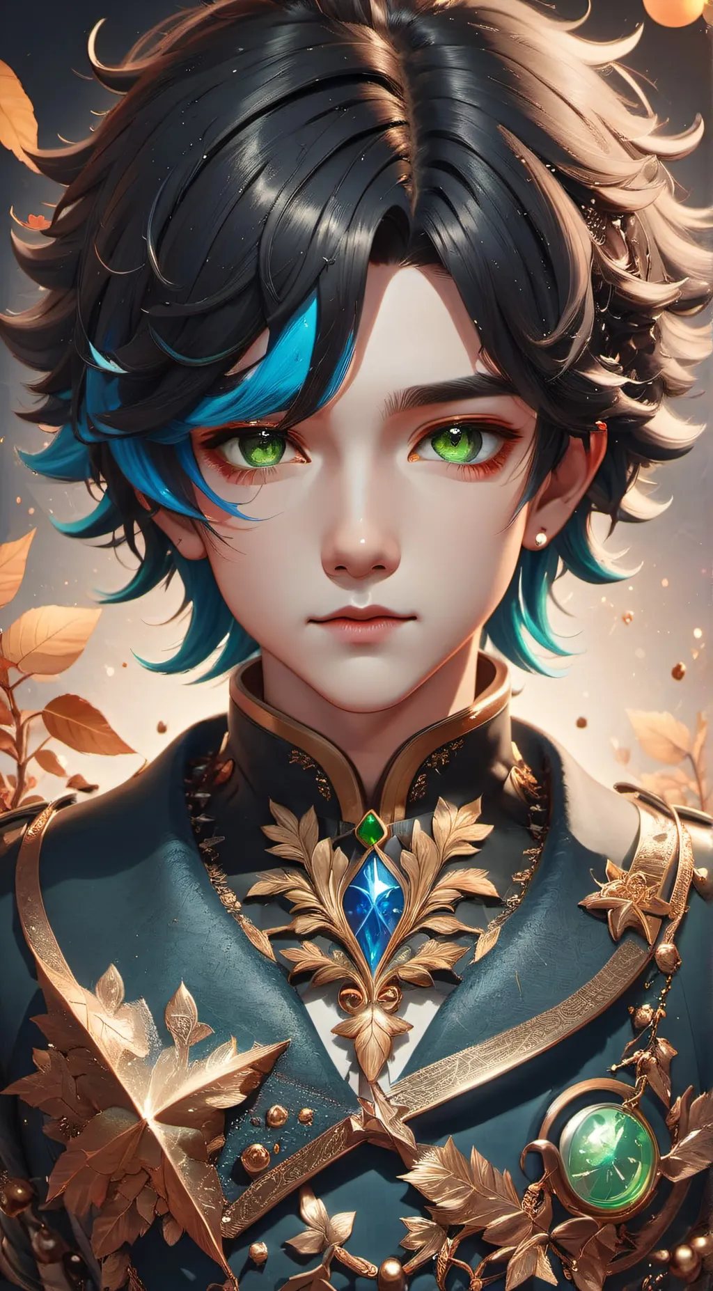 ai character: Inosuke  background