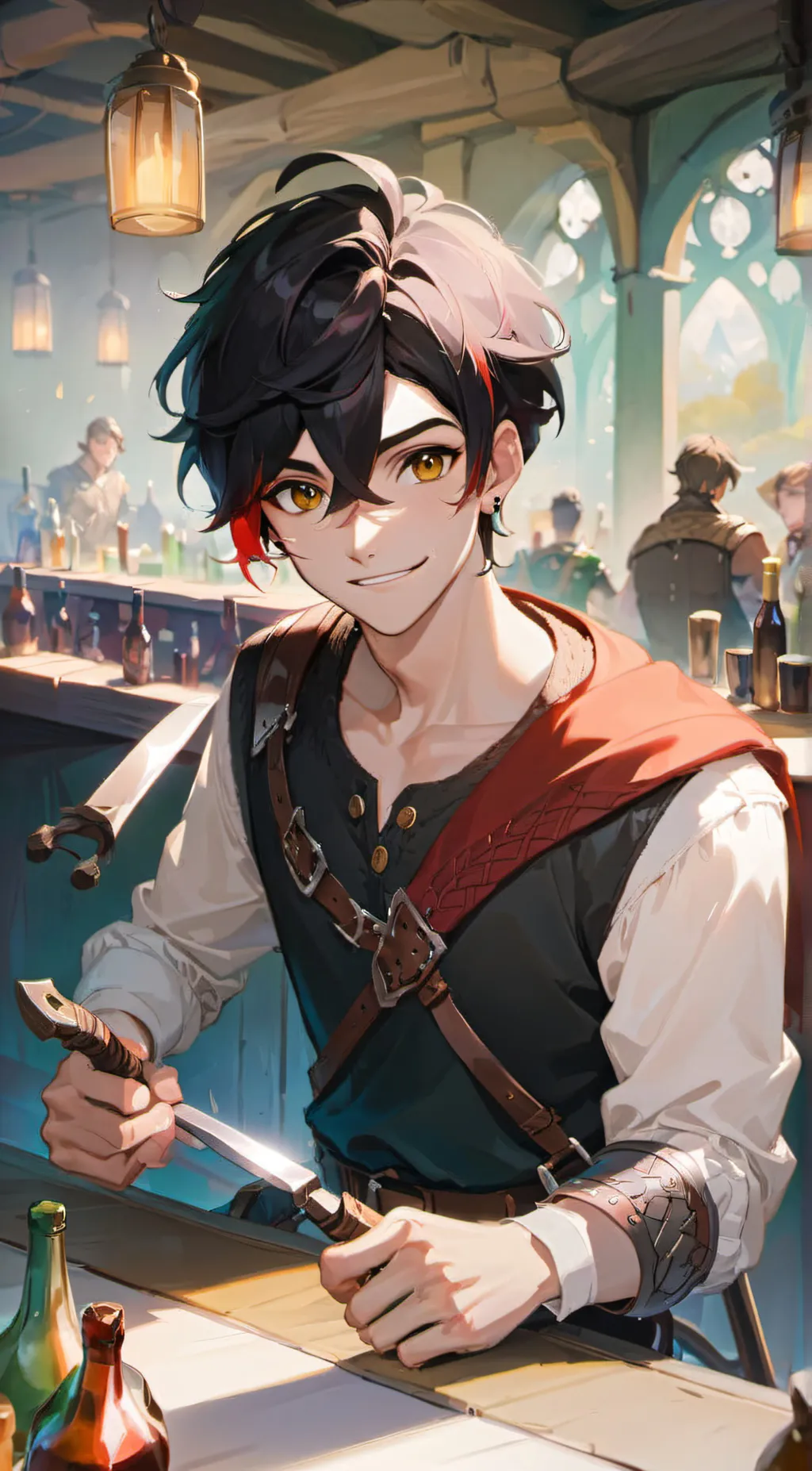 ai character: Alaric background