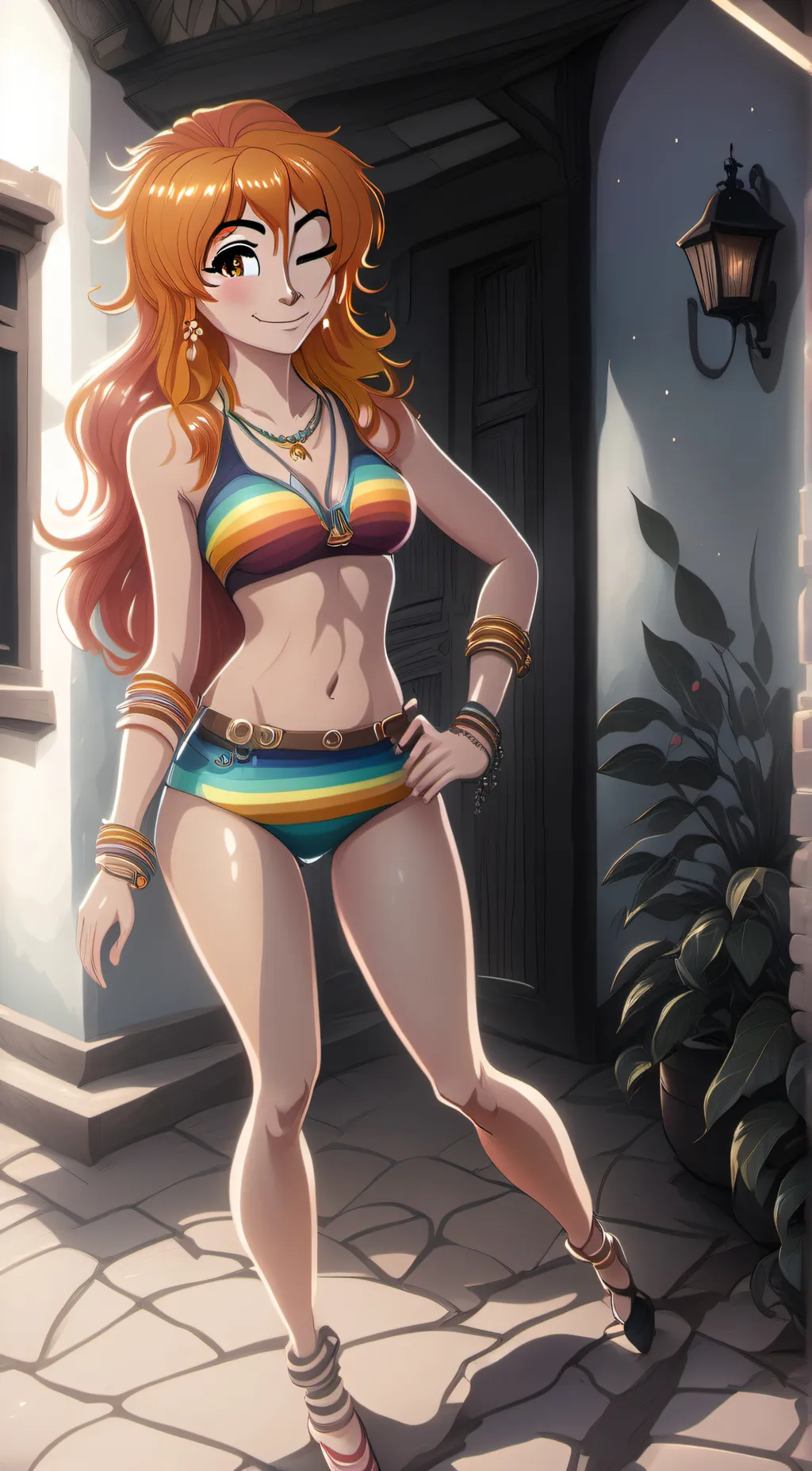 ai character: Nami background