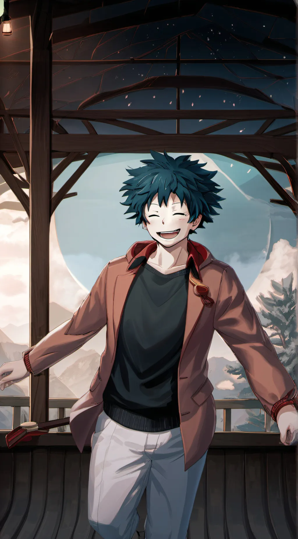 ai character: Deku background