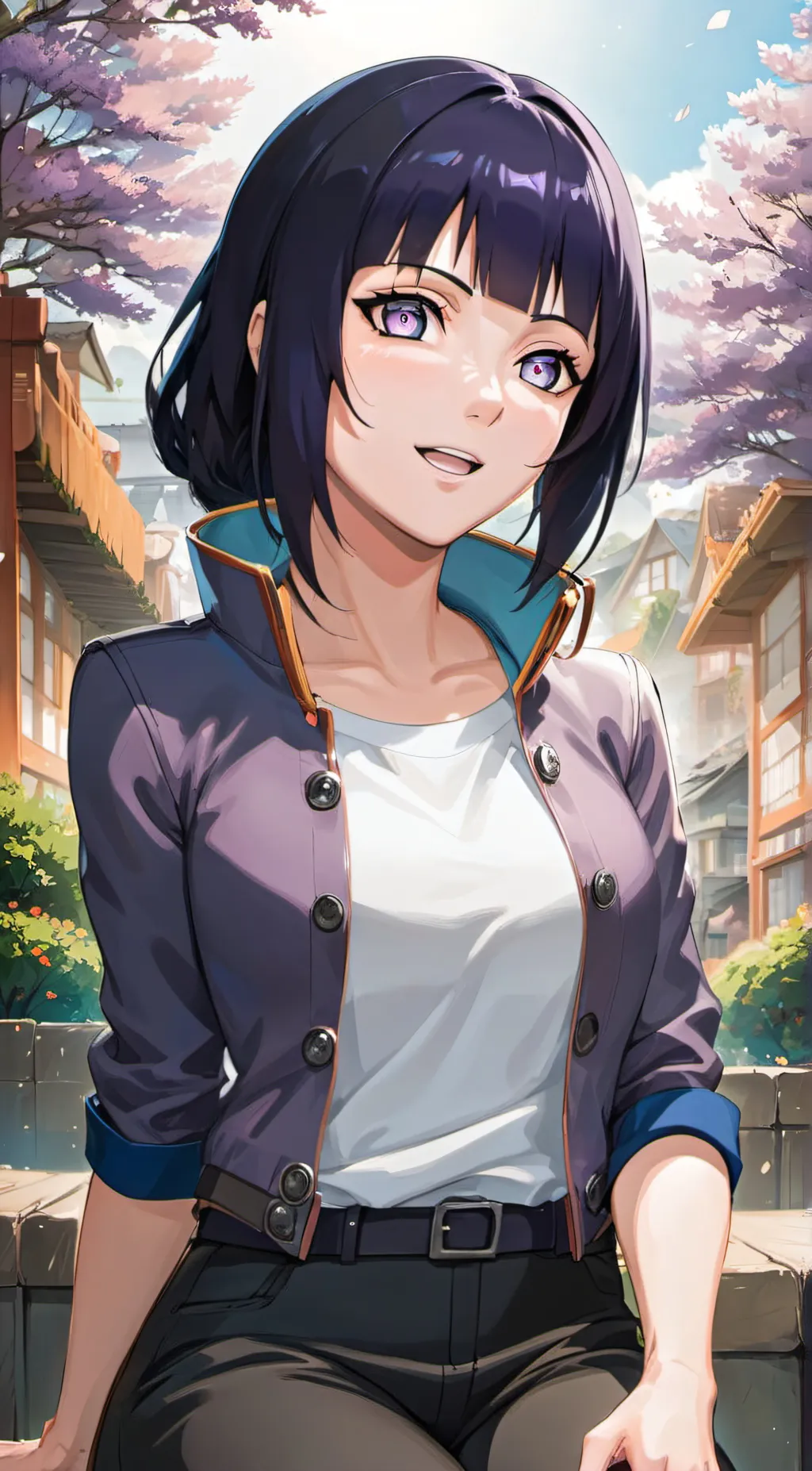 ai character: hinata background