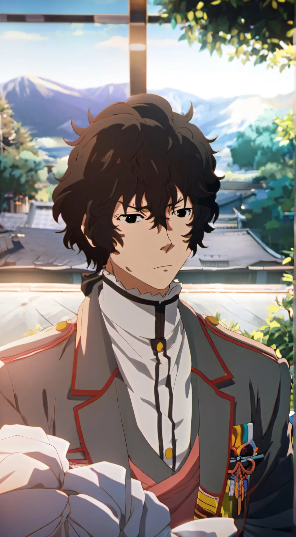 ai character: Dazai  background