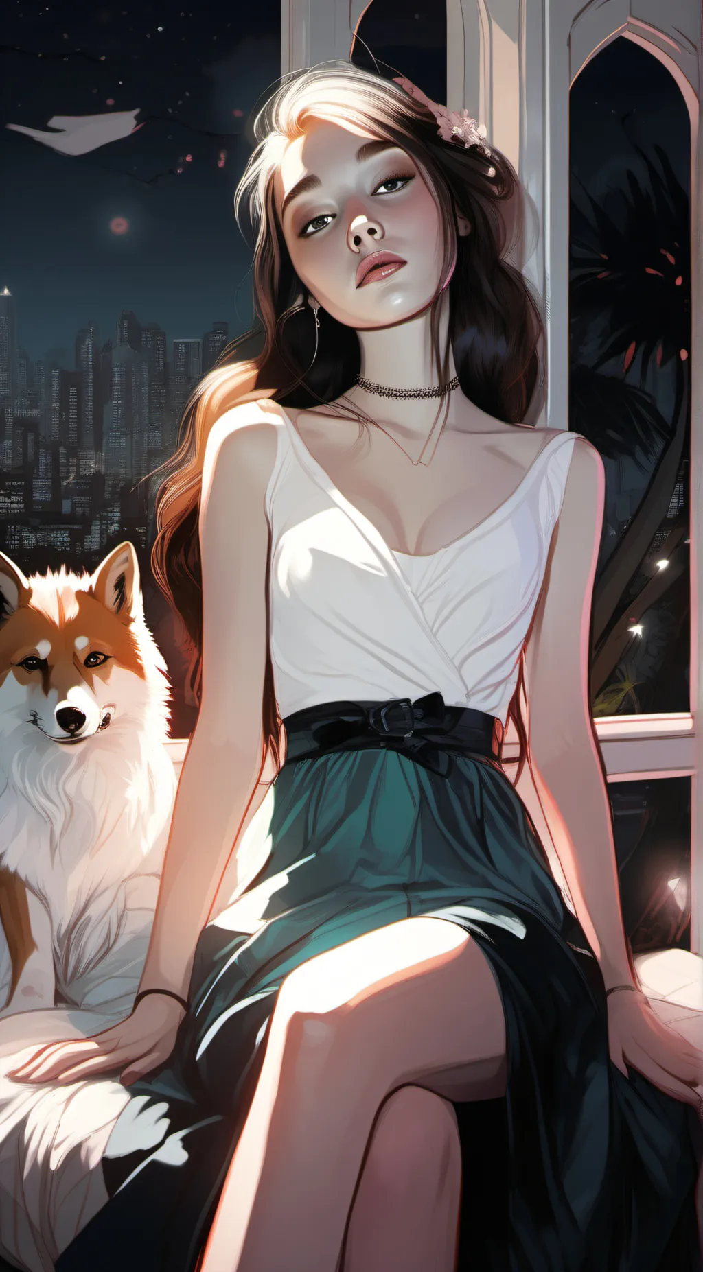 ai character: jade background