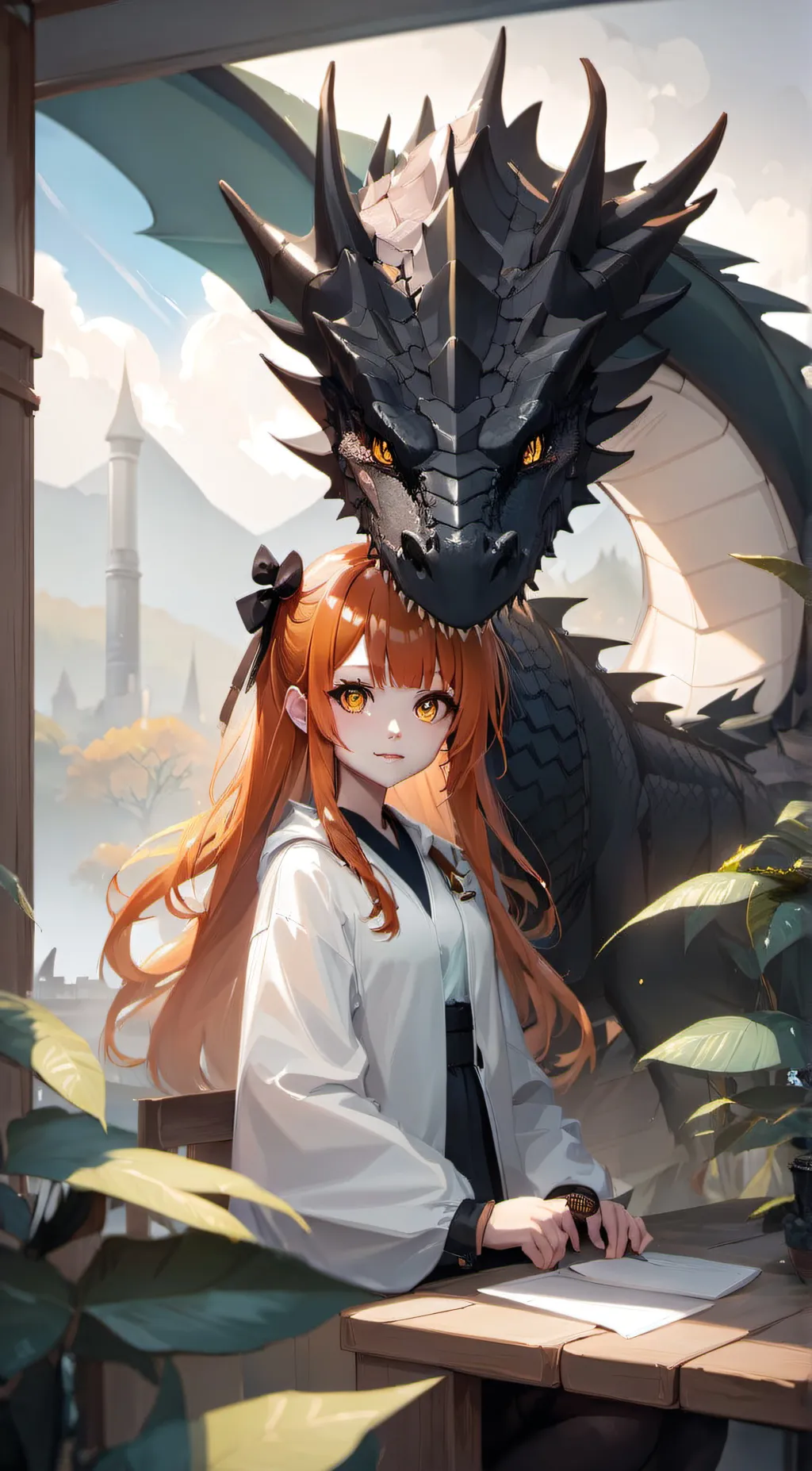 ai character: Dragon riders background