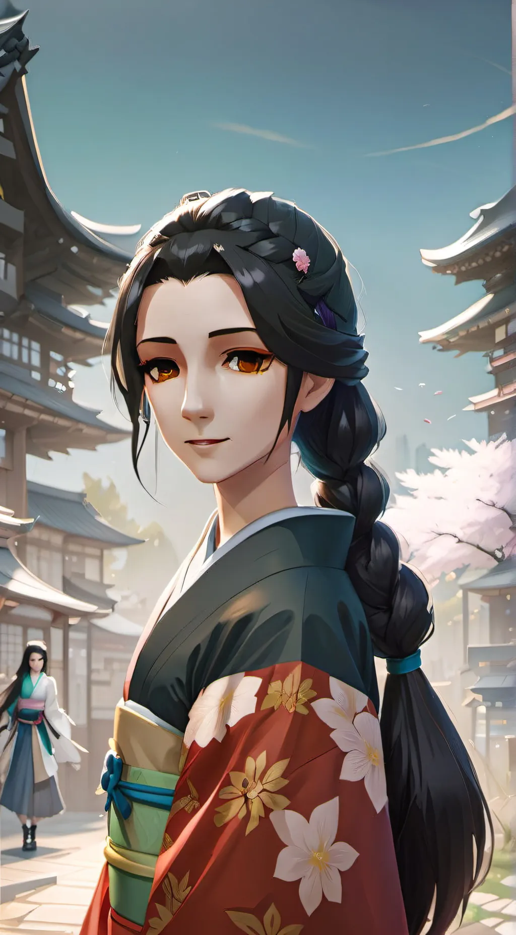 ai character: Rin tsushima background