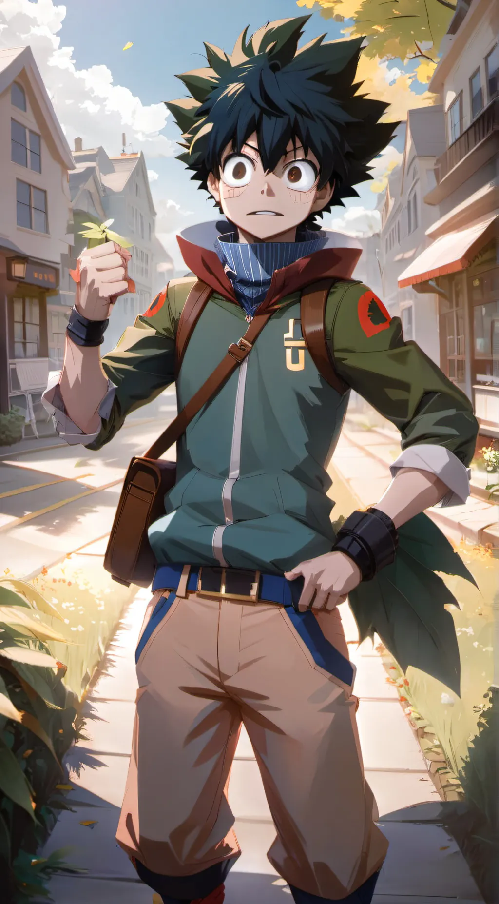 ai character: Deku background
