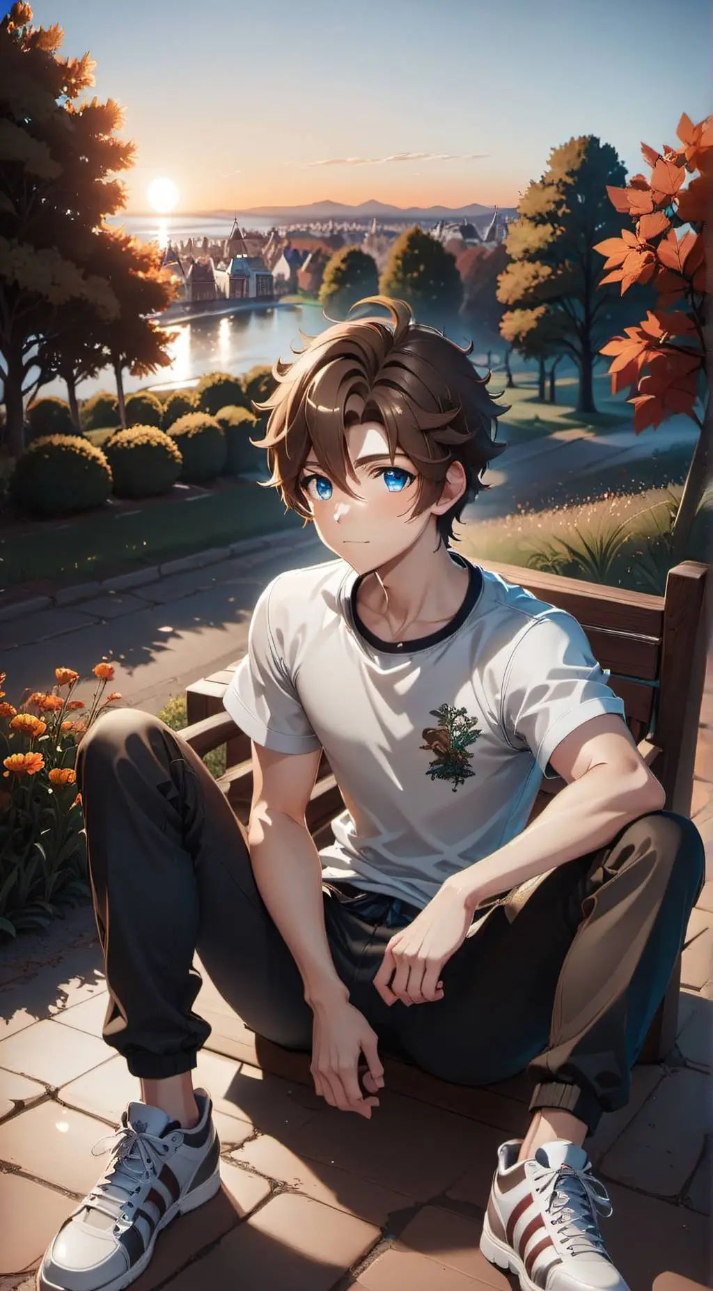 ai character: Koji (MM) background
