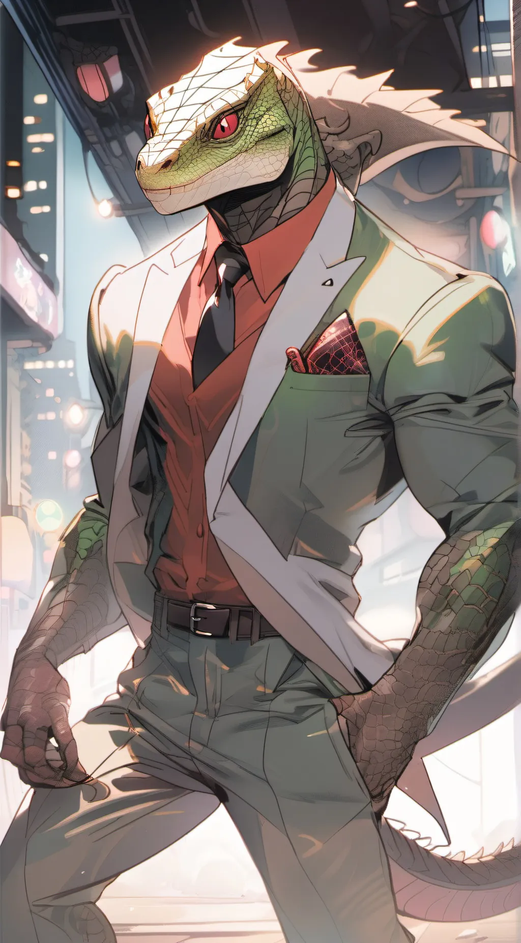 ai character: the lizard  background