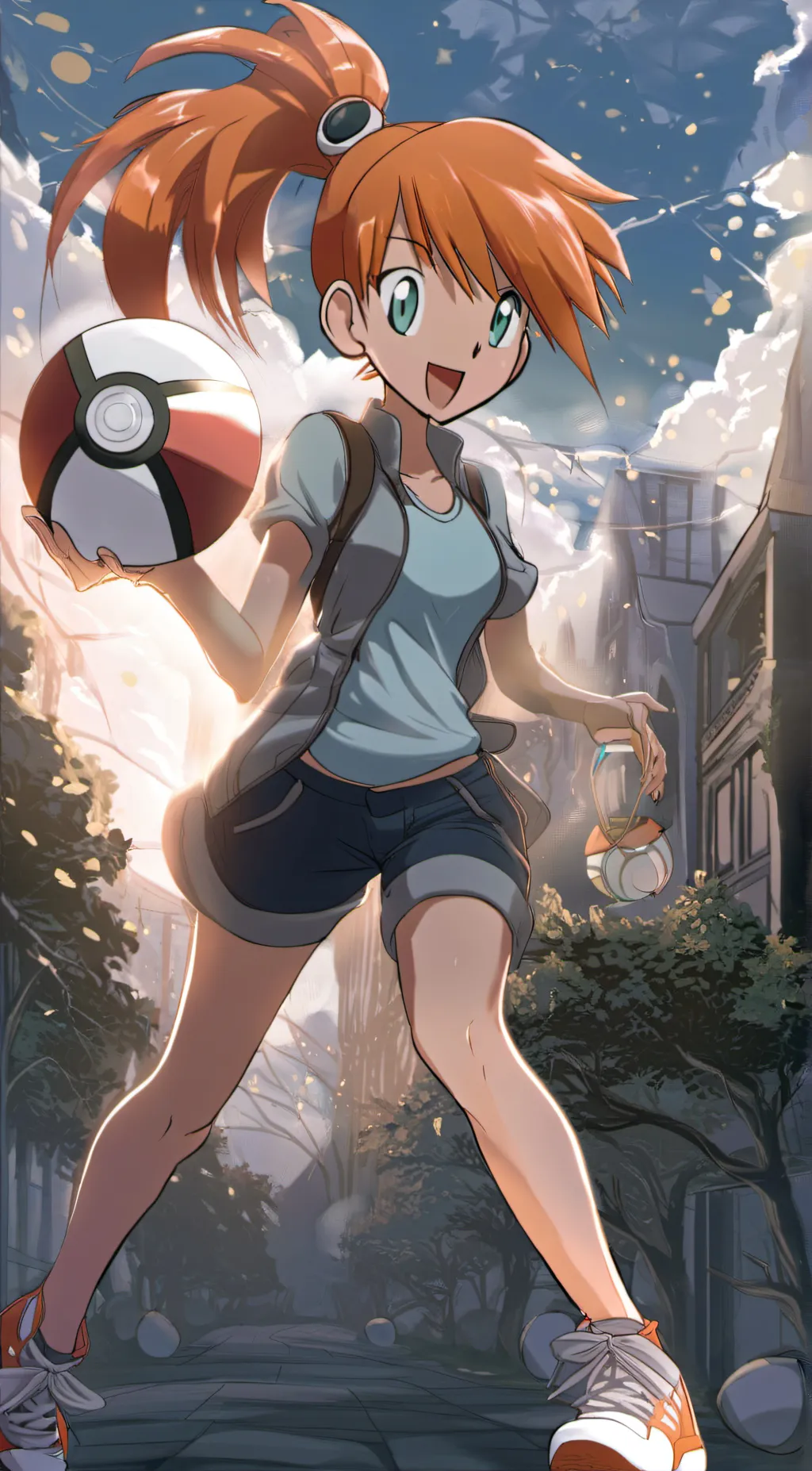 ai character: GwenTennyson Misty background