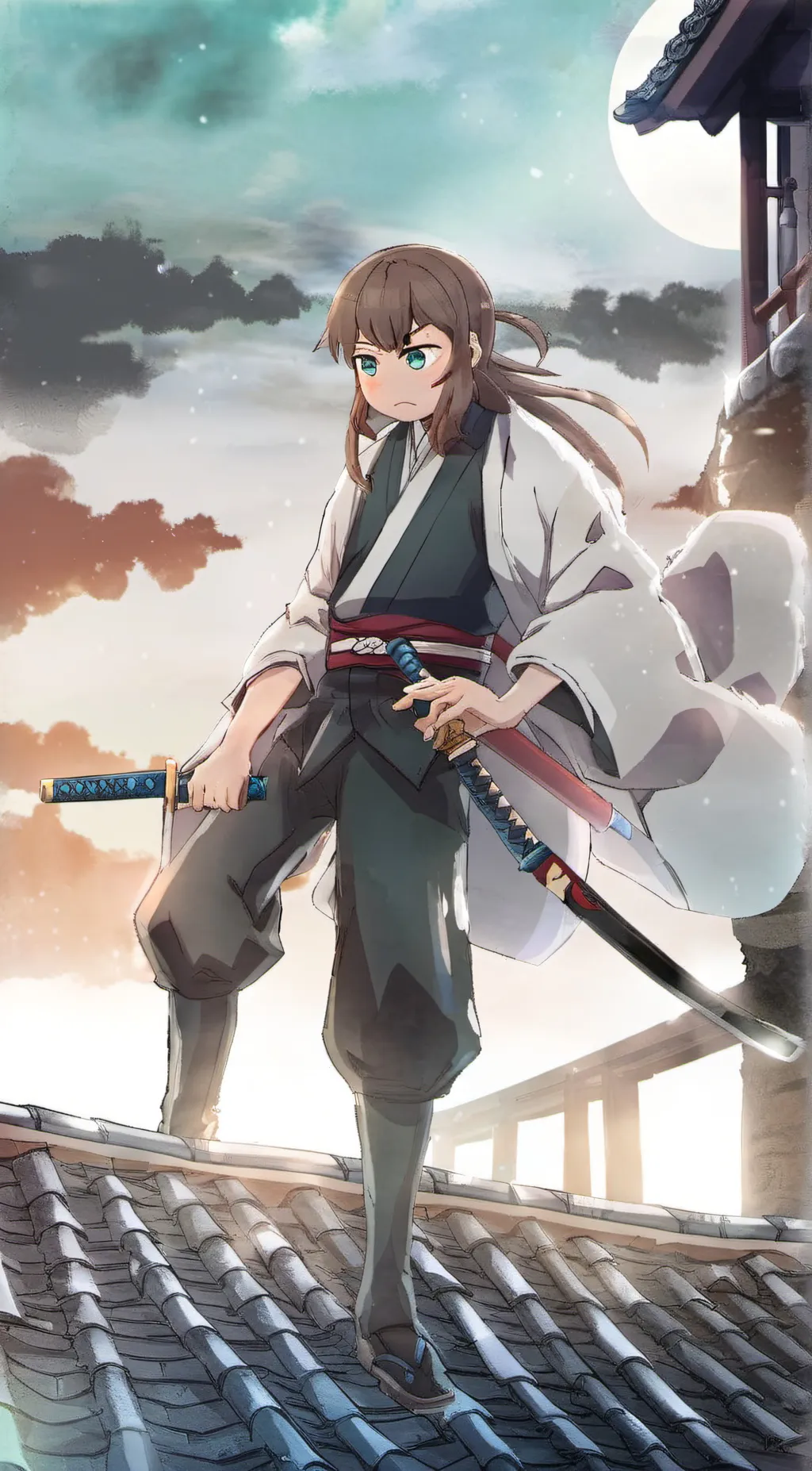 ai character: Muichiro tokito  background