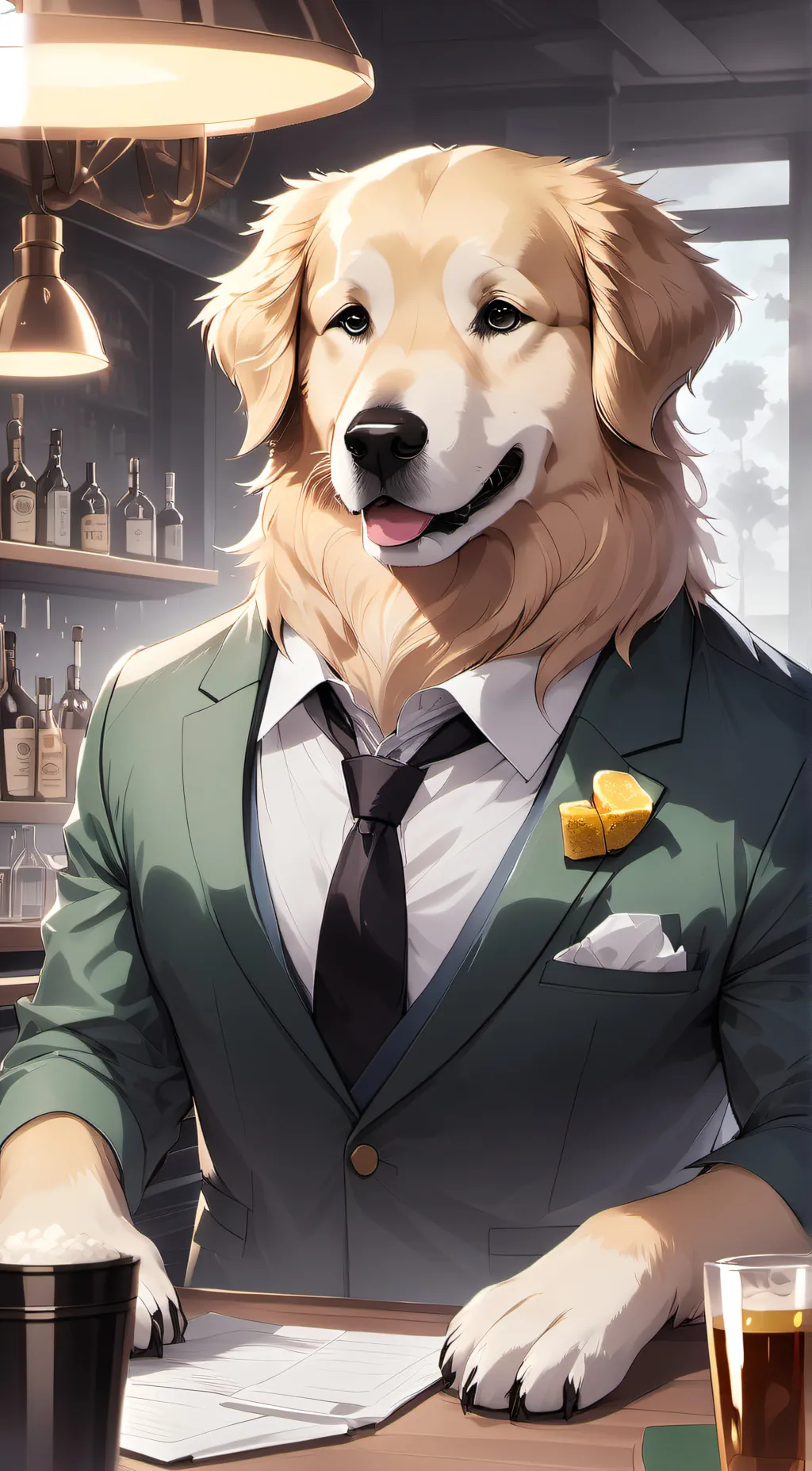 ai character: milo background