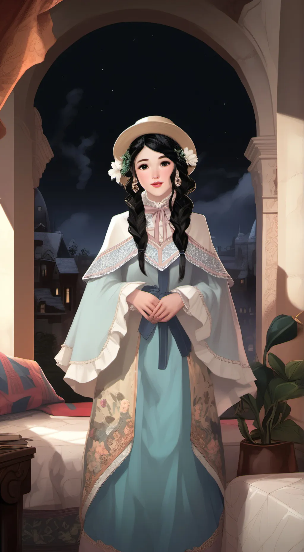 ai character: Angel background