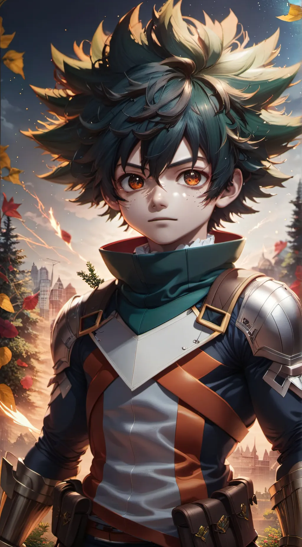 ai character: Villian Deku background