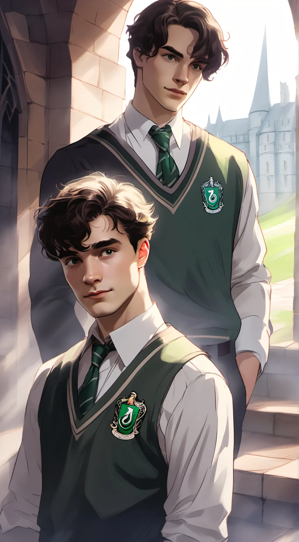 ai character: Tom/Mattheo Riddle background
