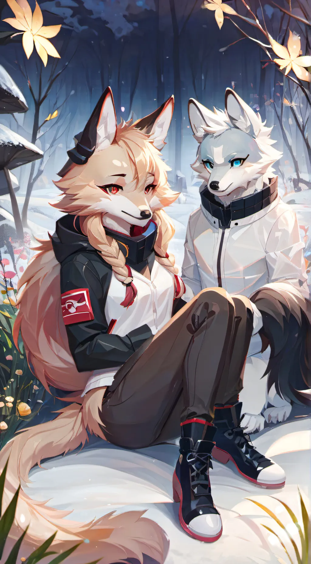 ai character: Larina & dyana background