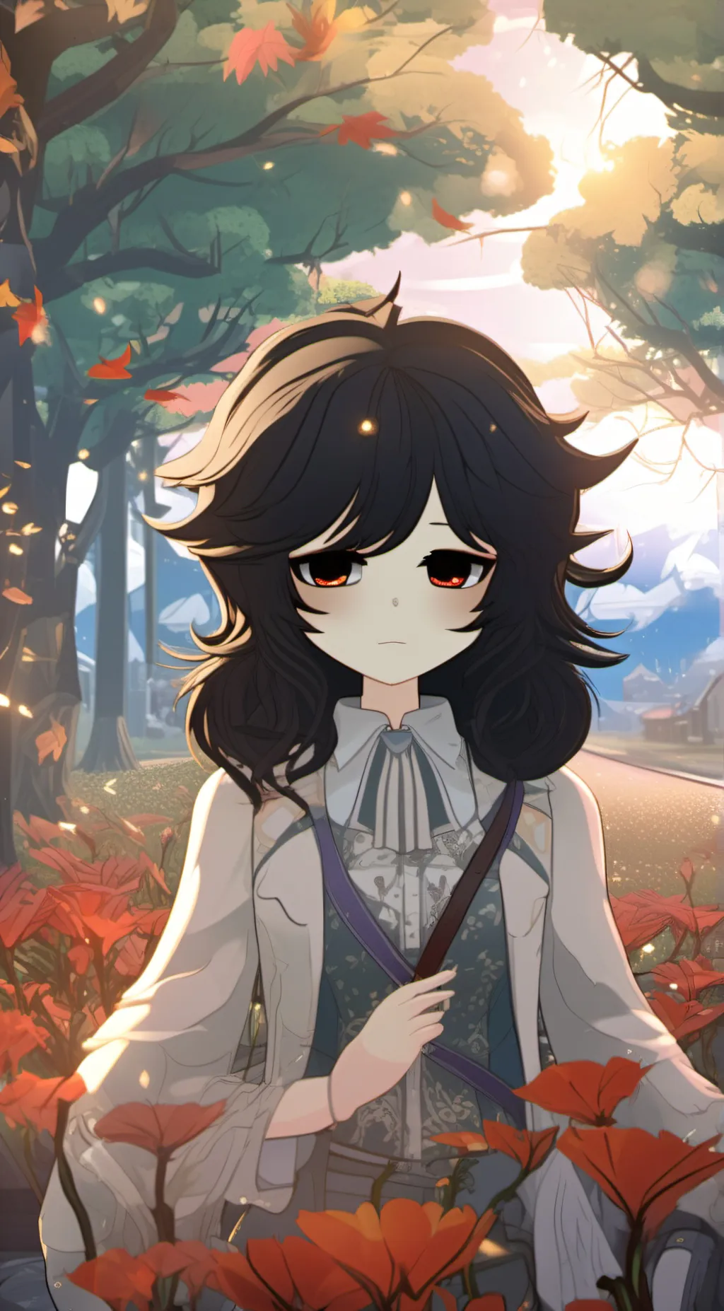 ai character: lay background